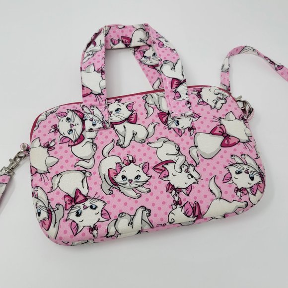 Handmade Custom Grab and Go Bag with Disney Marie Aristocats Fabric - Picture 6 of 12